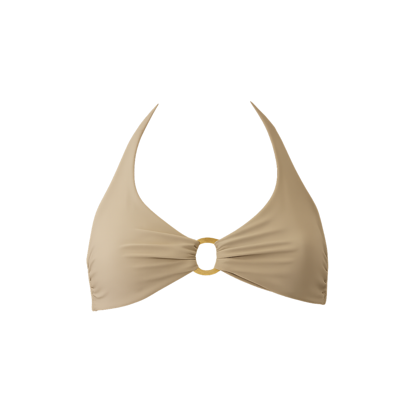 Haut brassière réversible Arca, coloris Izar & Duna : packshot à plat, vue verso – PINUA