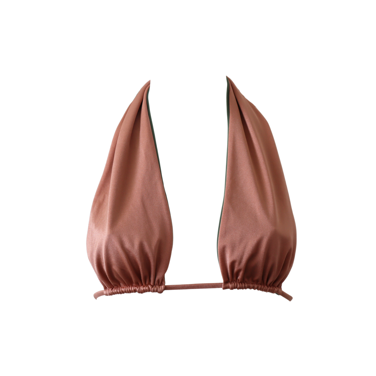 Haut triangle amovible réversible Ferret, coloris Arrosa & Baso : packshot à plat, vue recto – PINUA